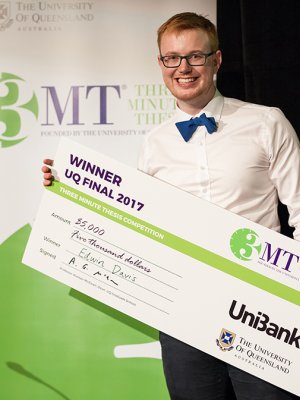 2017 UQ 3MT Winner Edwin Davis 2017 UQ 3MT Winner Edwin Davis